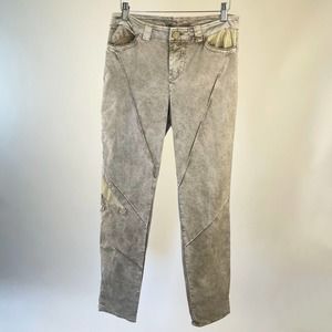 Elisa Cavaletti Beige Stretch Pants